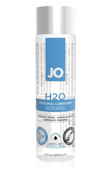 Охлаждающий лубрикант на водной основе JO Personal Lubricant H2O COOLING - 120 мл. - System JO - купить с доставкой в Нижнем Тагиле