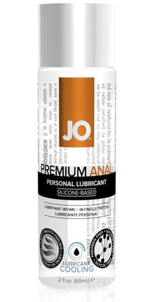 Анальный охлаждающий лубрикант на силиконовой основе JO PREMIUM ANAL COOLING - 60 мл. - System JO - купить с доставкой в Нижнем Тагиле