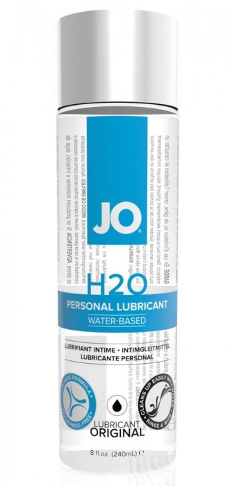Нейтральный лубрикант на водной основе JO Personal Lubricant H2O - 240 мл. - System JO - купить с доставкой в Нижнем Тагиле