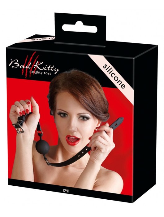 Средний силиконовый кляп-шар на регулируемых ремешках - Orion - купить с доставкой в Нижнем Тагиле