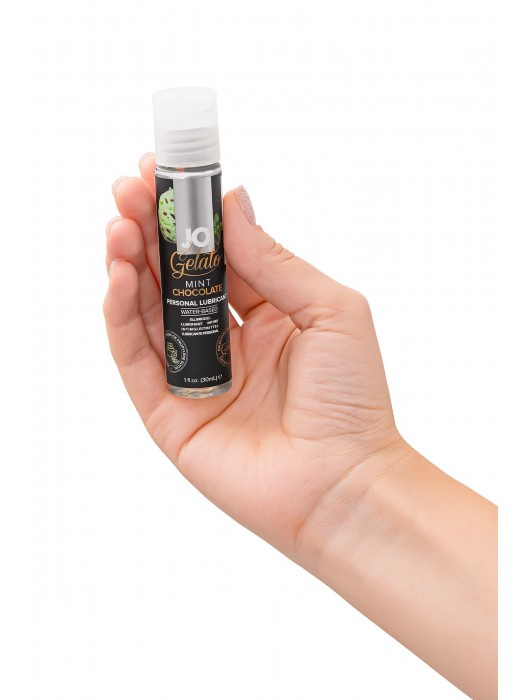 Лубрикант с ароматом мятного шоколада JO GELATO MINT CHOCOLATE - 30 мл. - System JO - купить с доставкой в Нижнем Тагиле