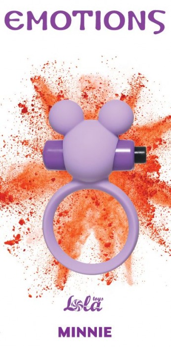 Сиреневое эрекционное виброколечко Emotions Minnie - Lola Games - в Нижнем Тагиле купить с доставкой