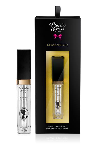 Стимулирующий блеск для губ Baiser Brulant Gloss Plaisirs Secrets - 7 мл. - Plaisir Secret - купить с доставкой в Нижнем Тагиле