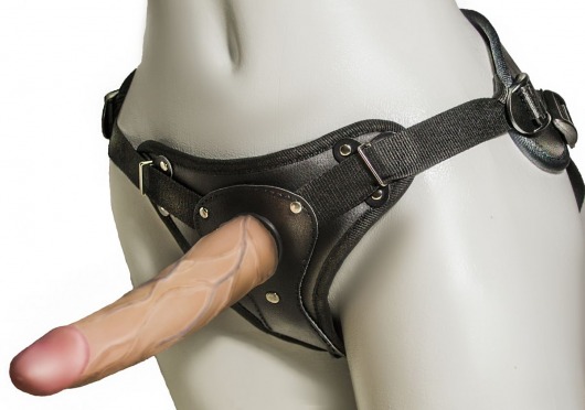 Женский страпон с вагинальной пробкой Woman Strap - 18 см. - LOVETOY (А-Полимер) - купить с доставкой в Нижнем Тагиле