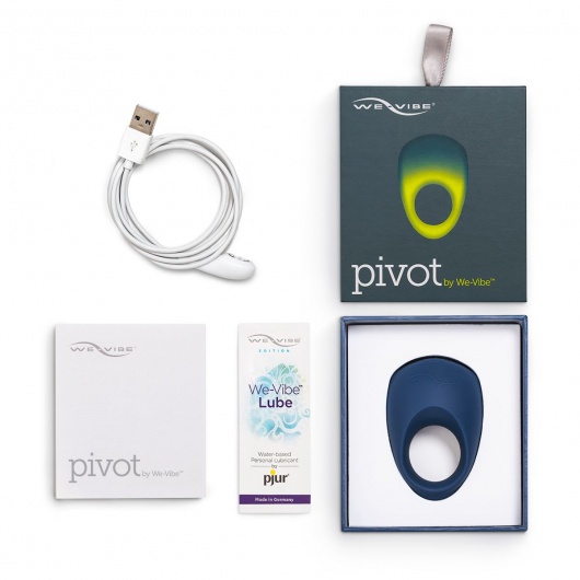 Синее эрекционное виброкольцо We-vibe Pivot - We-vibe - в Нижнем Тагиле купить с доставкой