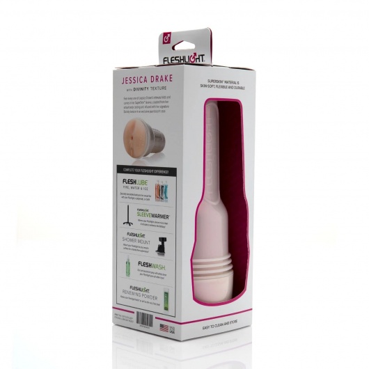 Мастурбатор-вагина Fleshlight Girls - Jessica Drake Heavenly - Fleshlight - в Нижнем Тагиле купить с доставкой