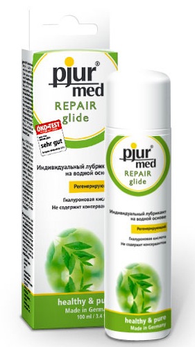 Регенирирующий лубрикант с гиалуроновой кислотой pjur MED Repair glide - 100 мл. - Pjur - купить с доставкой в Нижнем Тагиле