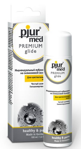 Гипоаллергенный силиконовый лубрикант pjur MED Premium glide - 100 мл. - Pjur - купить с доставкой в Нижнем Тагиле