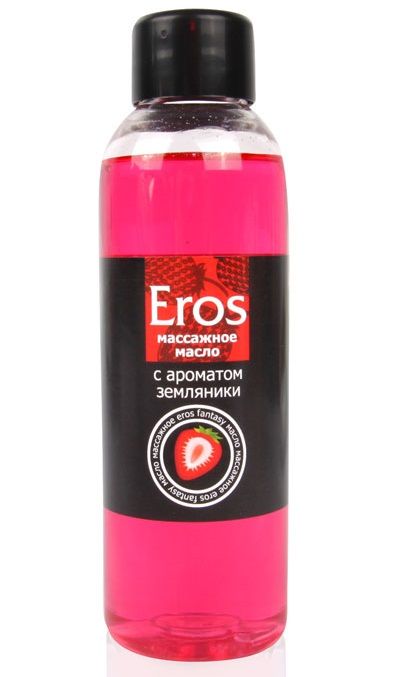 Массажное масло Eros fantasy с ароматом земляники - 75 мл. - Биоритм - купить с доставкой в Нижнем Тагиле