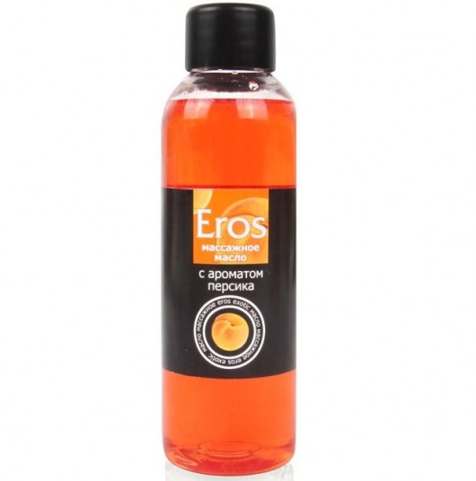Массажное масло Eros exotic с ароматом персика - 75 мл. - Биоритм - купить с доставкой в Нижнем Тагиле