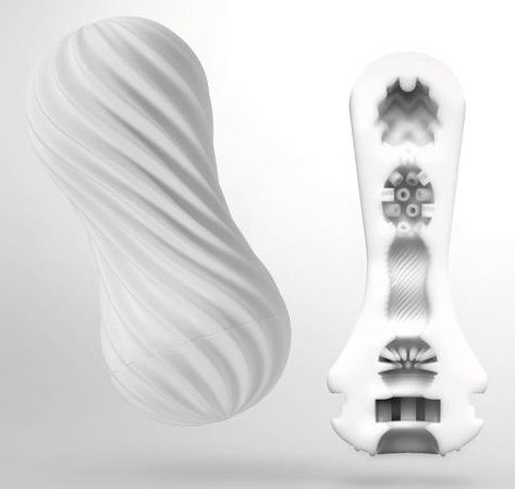 Мастурбатор FLEX Silky White с мягким рельефом - Tenga - в Нижнем Тагиле купить с доставкой