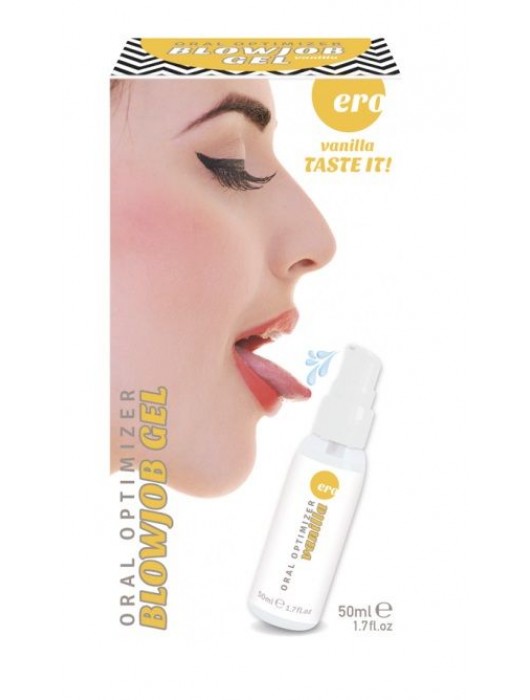 Увлажняющий гель для орального секса с ароматом ванили - 50 мл. - Ero - купить с доставкой в Нижнем Тагиле