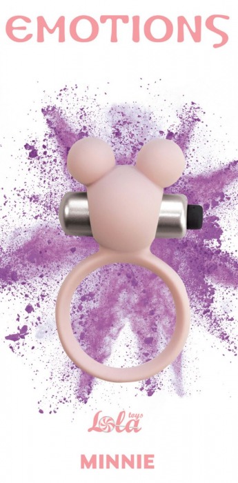 Розовое эрекционное виброколечко Emotions Minnie Light pink - Lola Games - в Нижнем Тагиле купить с доставкой