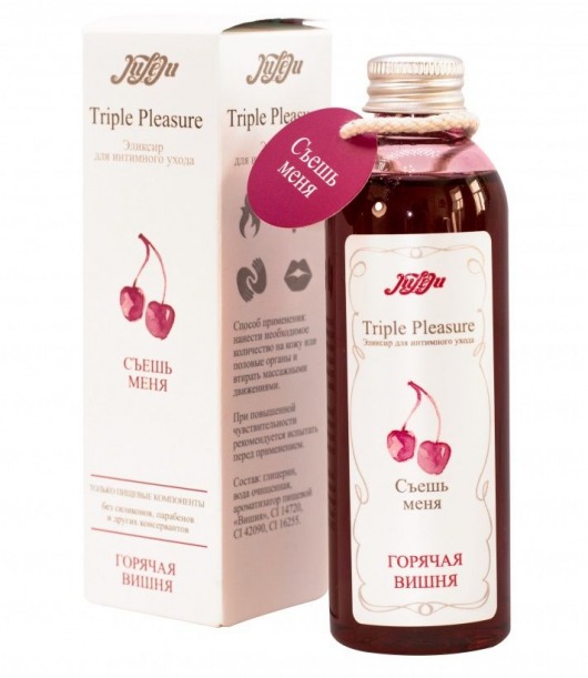 Эликсир Triple Pleasure  Горячая вишня  - 130 гр. - JULEJU - купить с доставкой в Нижнем Тагиле