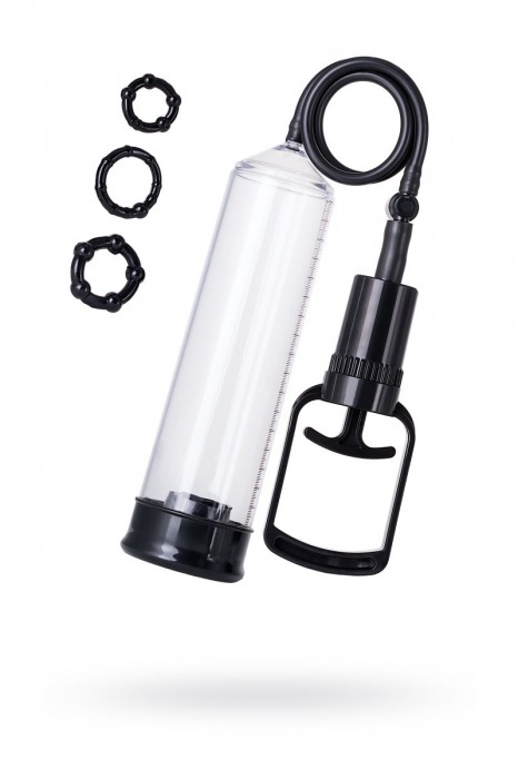 Вакуумная помпа A-toys с уплотнителем и эрекционными кольцами - A-toys - в Нижнем Тагиле купить с доставкой