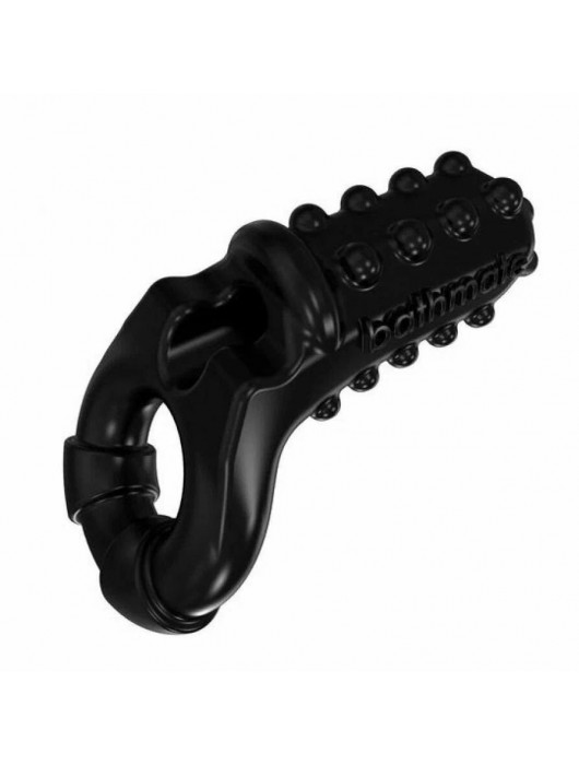 Чёрное эрекционное виброкольцо Tickle - Bathmate - в Нижнем Тагиле купить с доставкой