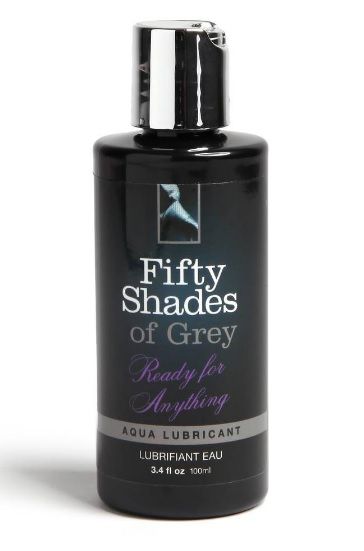 Лубрикант на водной основе Ready for Anything Aqua Lubricant - 100 мл. - Fifty Shades of Grey - купить с доставкой в Нижнем Тагиле