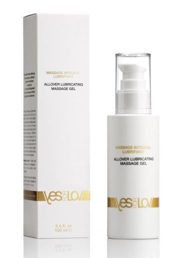 Массажный гель-смазка на силиконовой основе Allover Massage Gel - 100 мл. - YESforLOV - купить с доставкой в Нижнем Тагиле