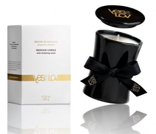 Массажная свеча Titillating Massage Candle - 120 мл. - YESforLOV - купить с доставкой в Нижнем Тагиле
