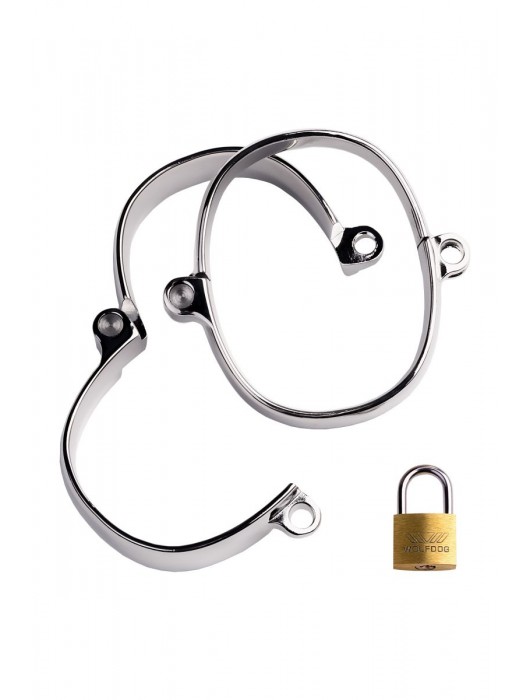 Металлический наручники с замком - ToyFa - купить с доставкой в Нижнем Тагиле