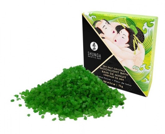 Соль для ванны Bath Salts Lotus Flower с ароматом цветков лотоса - 75 гр. -  - Магазин феромонов в Нижнем Тагиле