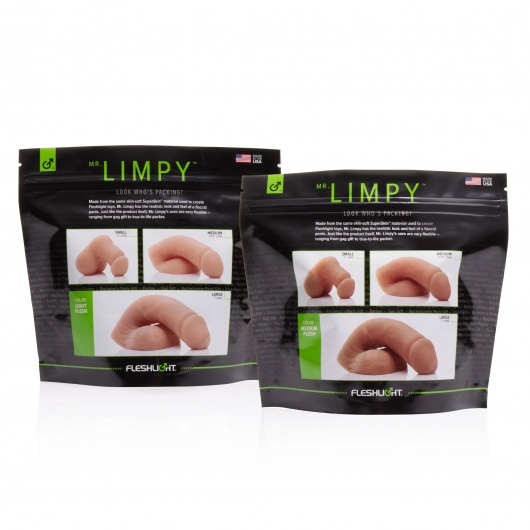 Мягкий имитатор пениса Fleshtone Limpy большого размера - 21,6 см. - Fleshlight - купить с доставкой в Нижнем Тагиле