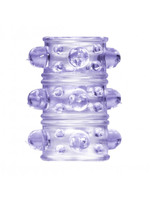 Фиолетовая насадка на пенис Rings Armour - Lola Games - в Нижнем Тагиле купить с доставкой