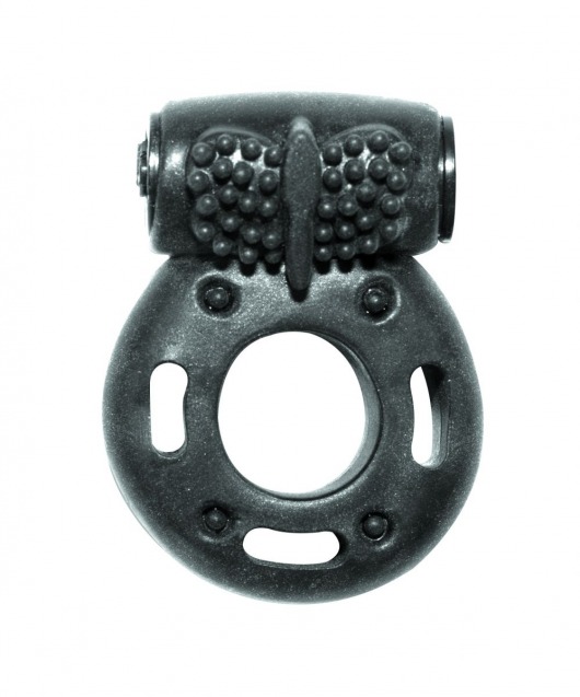 Черное эрекционное кольцо с вибрацией Rings Axle-pin - Lola Games - в Нижнем Тагиле купить с доставкой