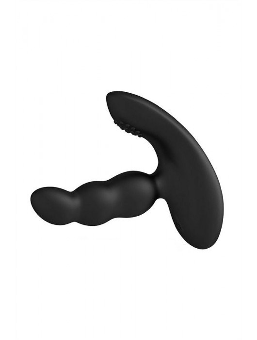 Черный силиконовый стимулятор простаты Levett Nitoc с пультом ДУ - Levett - в Нижнем Тагиле купить с доставкой