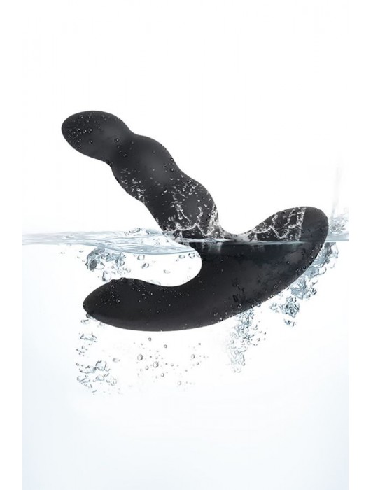 Черный силиконовый стимулятор простаты Levett Nitoc с пультом ДУ - Levett - в Нижнем Тагиле купить с доставкой