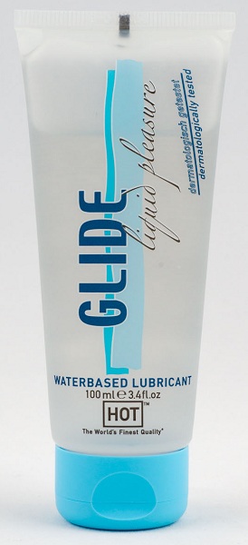 Интимная смазка на водной основе Glide - 100 мл. - HOT - купить с доставкой в Нижнем Тагиле