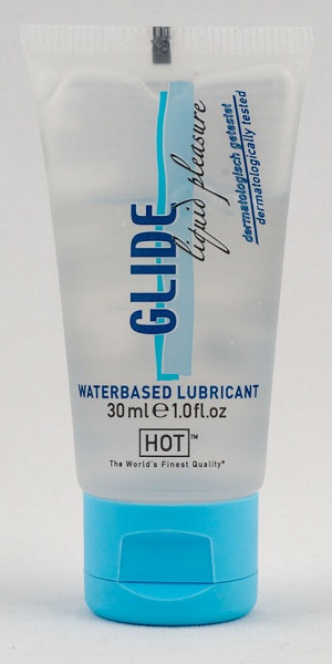 Интимная смазка на водной основе Glide - 30 мл. - HOT - купить с доставкой в Нижнем Тагиле