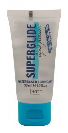 Гель-смазка на водной основе для чувствительной кожи Superglide - 30 мл. - HOT - купить с доставкой в Нижнем Тагиле
