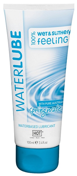 Лубрикант на основе чистой родниковой воды WaterLube - 100 мл. - HOT - купить с доставкой в Нижнем Тагиле