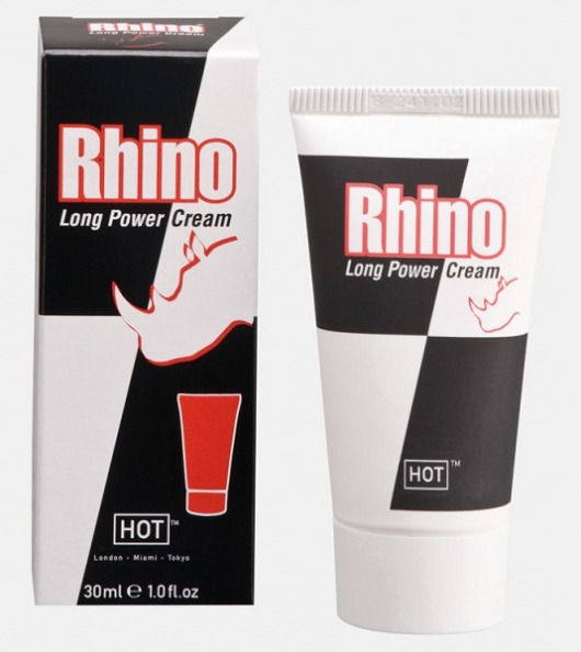 Крем-пролонгатор для мужчин Rhino - 30 мл. - HOT - купить с доставкой в Нижнем Тагиле
