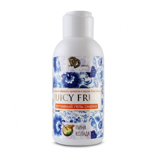 Интимный гель на водной основе JUICY FRUIT с ароматом пина колада - 100 мл. - БиоМед - купить с доставкой в Нижнем Тагиле