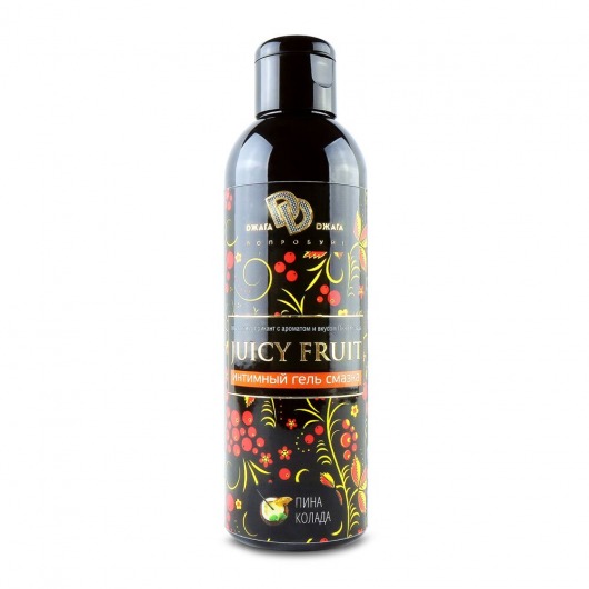 Интимный гель на водной основе JUICY FRUIT с ароматом пина колада - 200 мл. - БиоМед - купить с доставкой в Нижнем Тагиле