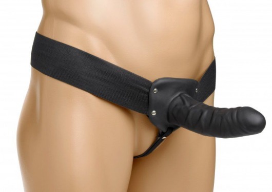 Полый страпон Erection Assist - 15,2 см. - XR Brands - купить с доставкой в Нижнем Тагиле
