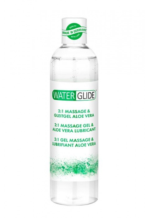 Гель-смазка 2-в-1 MASSAGE   LUBRICANT ALOE VERA - 300 мл. - Waterglide - купить с доставкой в Нижнем Тагиле