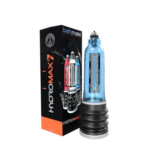 Синяя гидропомпа HydroMAX7 - Bathmate - в Нижнем Тагиле купить с доставкой