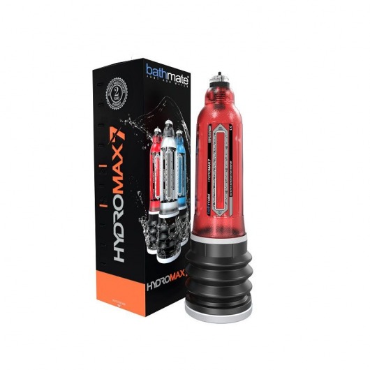 Красная гидропомпа HydroMAX7 - Bathmate - в Нижнем Тагиле купить с доставкой