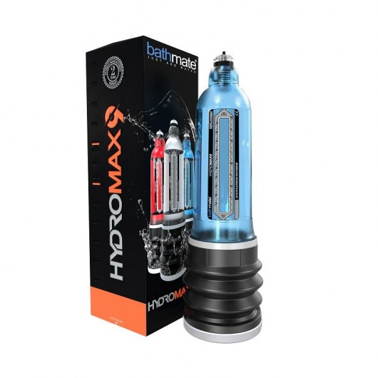 Синяя гидропомпа HydroMAX9 - Bathmate - в Нижнем Тагиле купить с доставкой