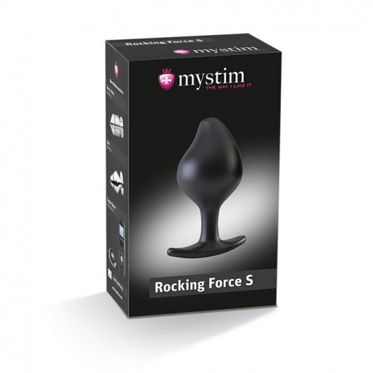 Анальная пробка Rocking Force S для электростимуляции - 9,5 см. - MyStim - купить с доставкой в Нижнем Тагиле