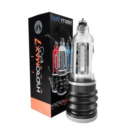 Прозрачная гидропомпа HydroMAX7 Wide Boy - Bathmate - в Нижнем Тагиле купить с доставкой