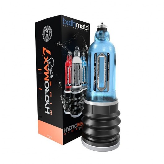 Синяя гидропомпа HydroMAX7 Wide Boy - Bathmate - в Нижнем Тагиле купить с доставкой