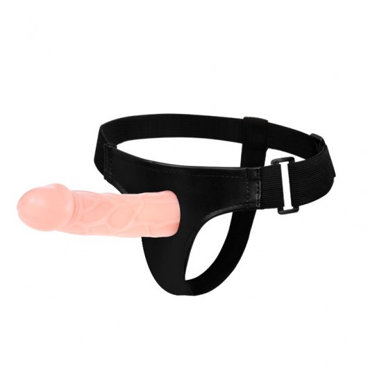 Телесный фаллоимитатор на трусиках Jessica Strap-On - 15,5 см. - Baile - купить с доставкой в Нижнем Тагиле