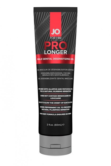 Гель-пролонгатор умеренного действия для мужчин JO Prolonger Gel – 60 мл. - System JO - купить с доставкой в Нижнем Тагиле