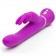 Лиловый вибратор-кролик Curve Rechargeable Rabbit Vibrator - 25,4 см. - Happy Rabbit купить в Нижнем Тагиле с доставкой в Orgasmix.ru Лиловый вибратор-кролик Curve Rechargeable Rabbit Vibrator - 25,4 см. - Happy Rabbit
