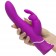 Лиловый вибратор-кролик Curve Rechargeable Rabbit Vibrator - 25,4 см. - Happy Rabbit купить в Нижнем Тагиле с доставкой в Orgasmix.ru Лиловый вибратор-кролик Curve Rechargeable Rabbit Vibrator - 25,4 см. - Happy Rabbit