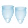 Набор голубых менструальных чаш Feel confident Menstrual Cup - Satisfyer - купить с доставкой в Нижнем Тагиле